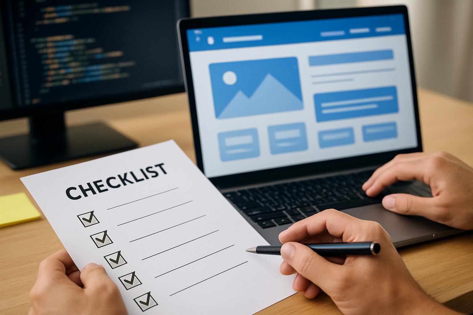 процесс разработки сайта. Чек-лист перед релизом: что проверить обязательно
