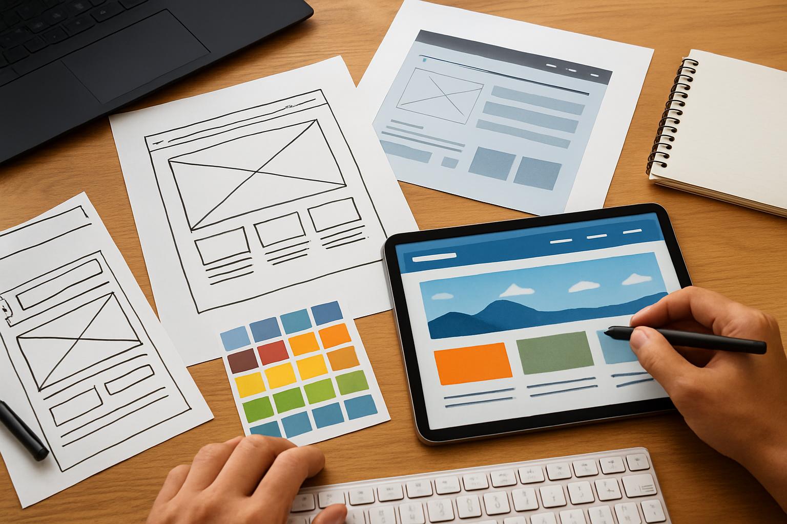 технология создания сайта. Дизайн и UX: от прототипа до финальной верстки