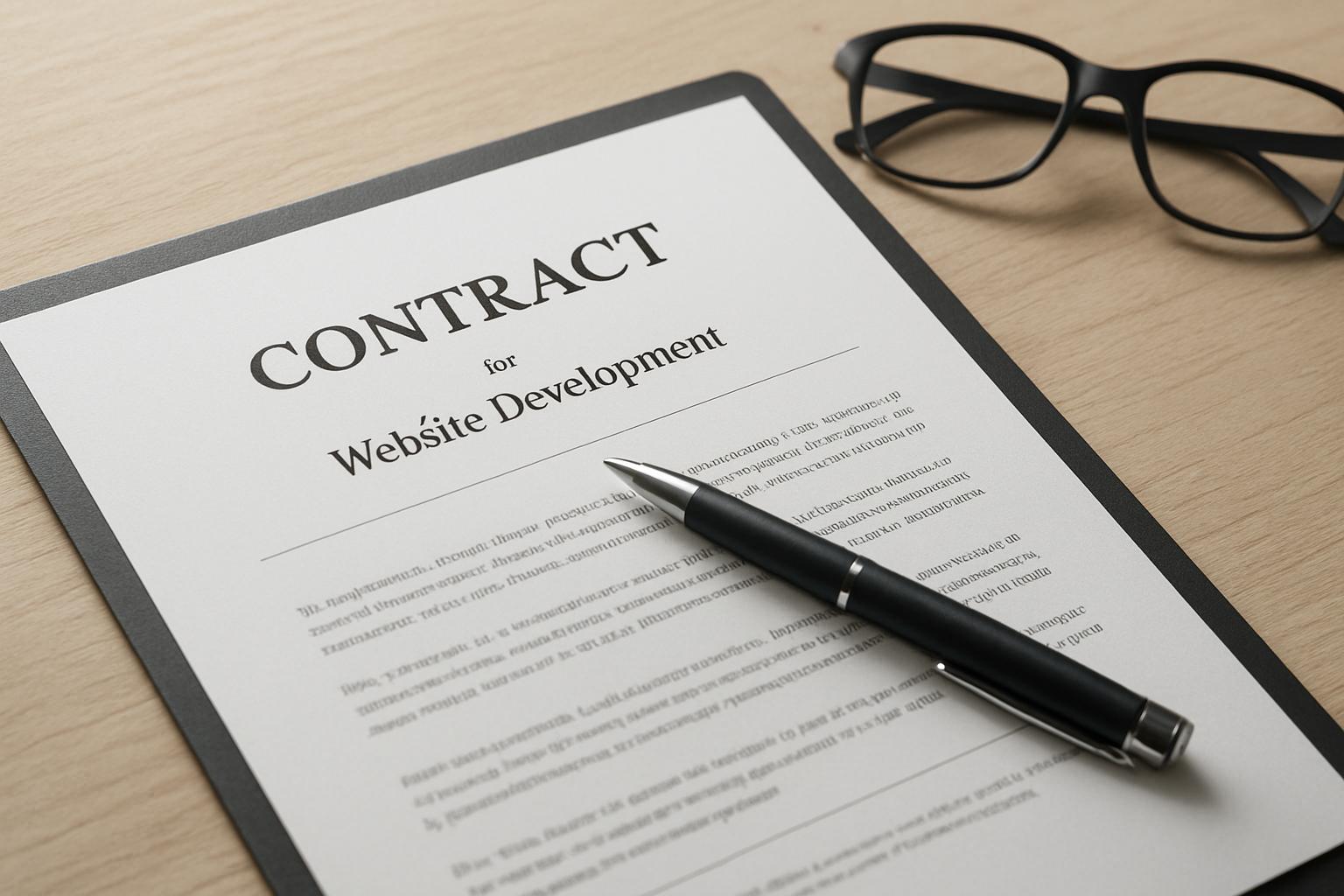 Договор на разработку сайта на Тильде: что включить и как принять работу